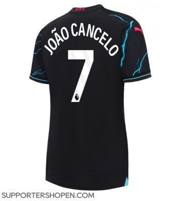 Manchester City Joao Cancelo #7 Tredje Matchtröja Dam 2023-24 Kortärmad